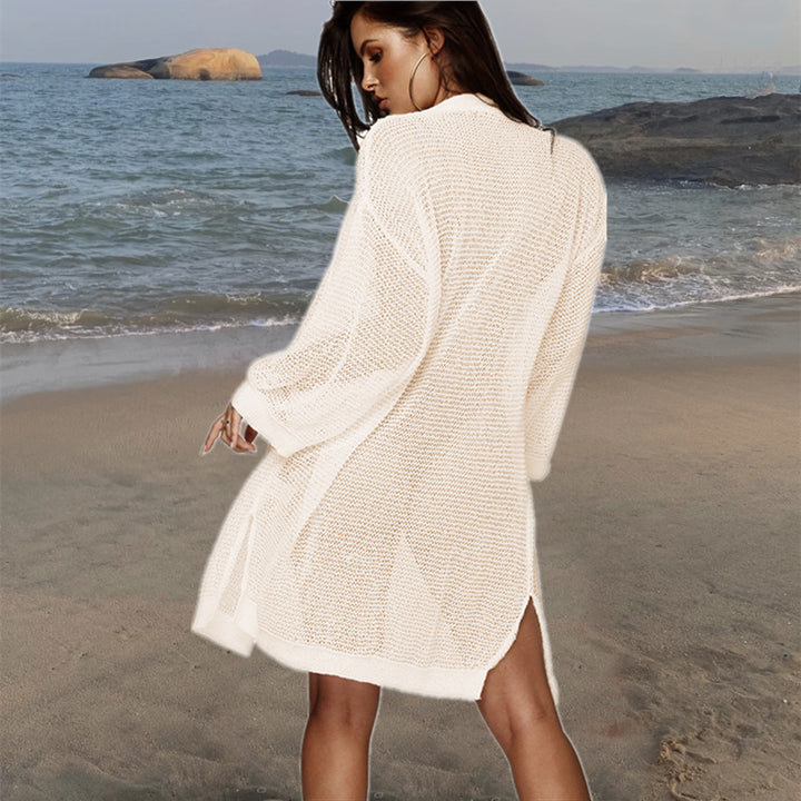 Ladies' mesh bikini dress with an elegant and airy knit structure Lune London