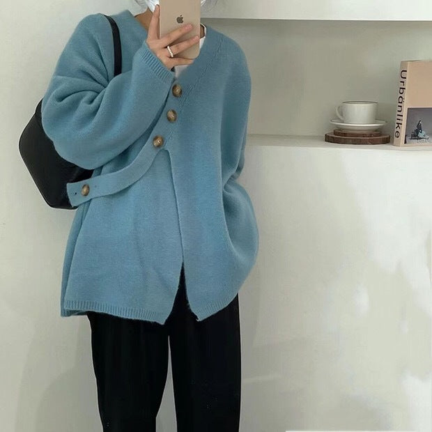 Ladies chic and stylish tie cardigan