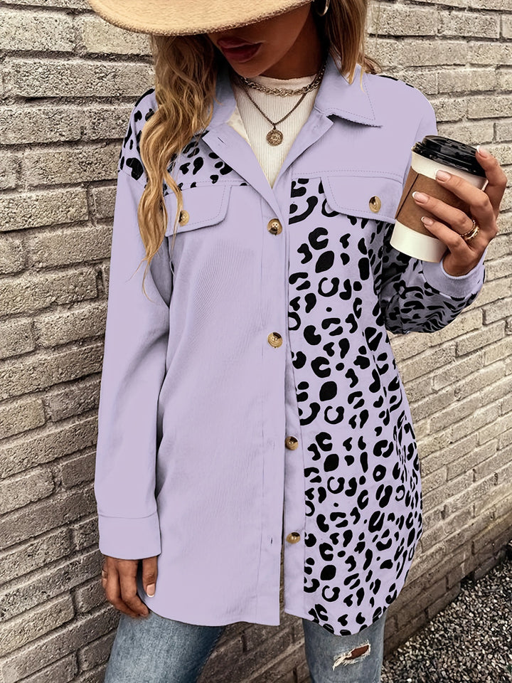 Lune London leopard overshirt for women