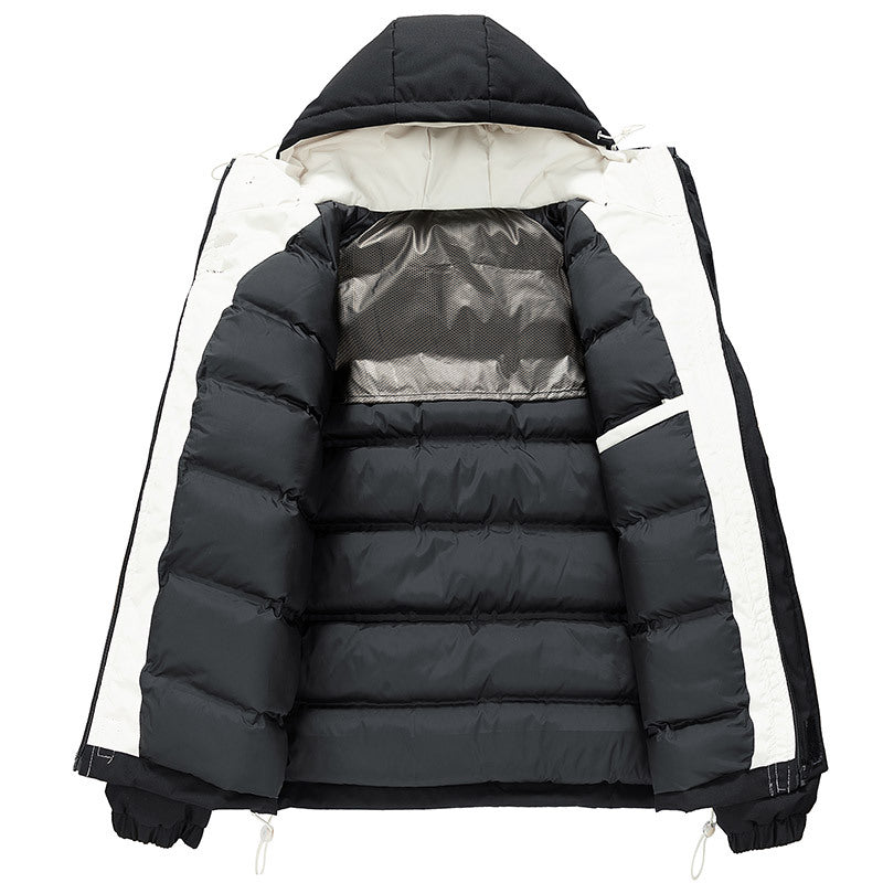 Trendy insulated jacket for women with full zipper and adjustable hood Lune London