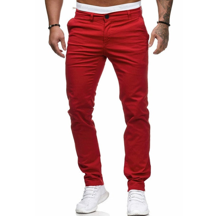Lune London | Men's Slim-Fit Chinos with Elastic Waistband and Practical Pockets