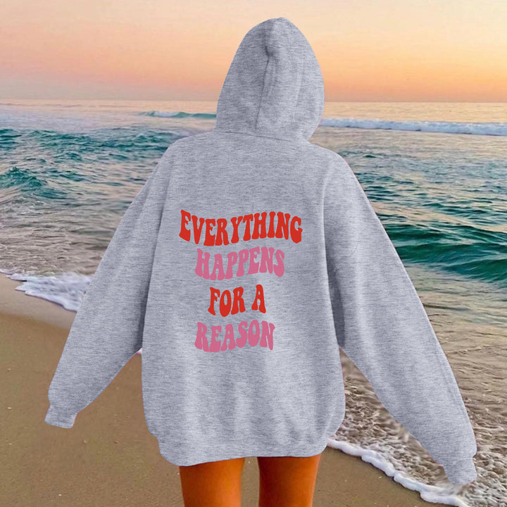Women’s hoodie with a unique motivational slogan and a comfortable fit Chic & Stil