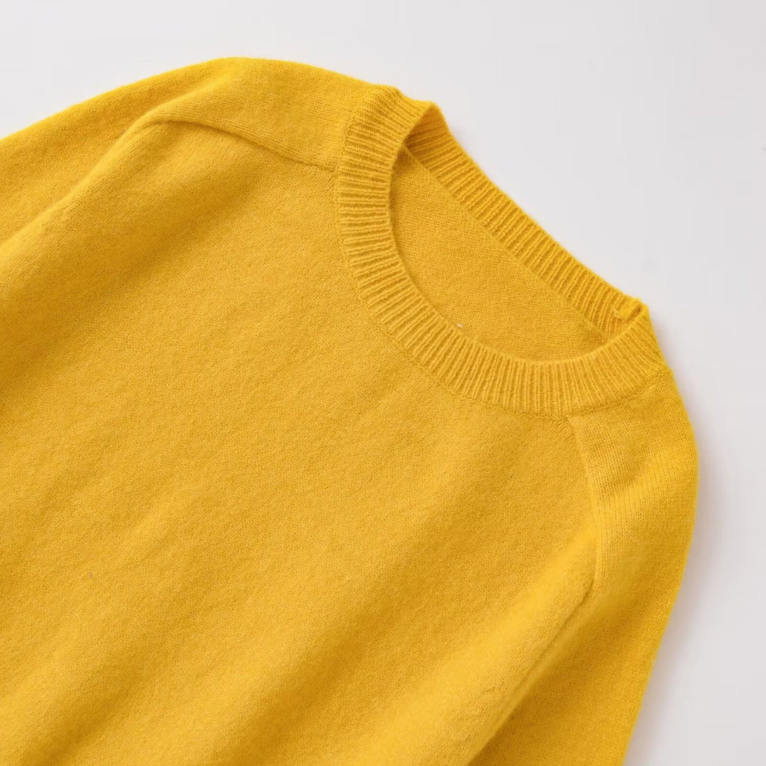 Lune London soft knit cropped sweater for women