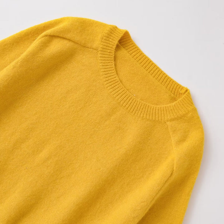 Lune London soft knit cropped sweater for women