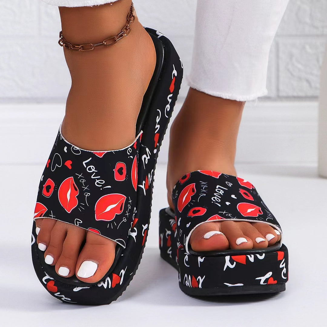 Comfortable strappy sandals for women with a trendy butterfly design Lune London