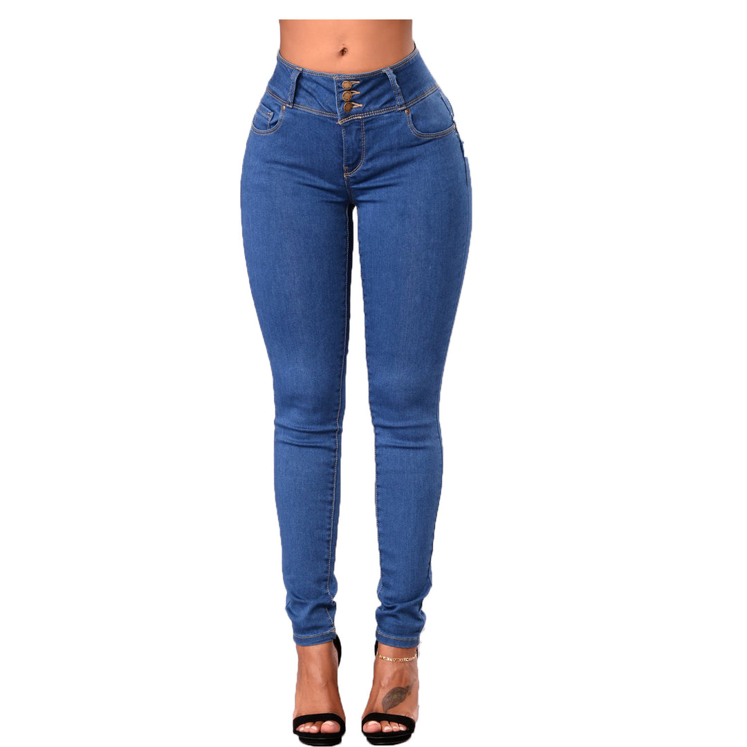 Women's fitted jeans with high waist and slim leg Lune London