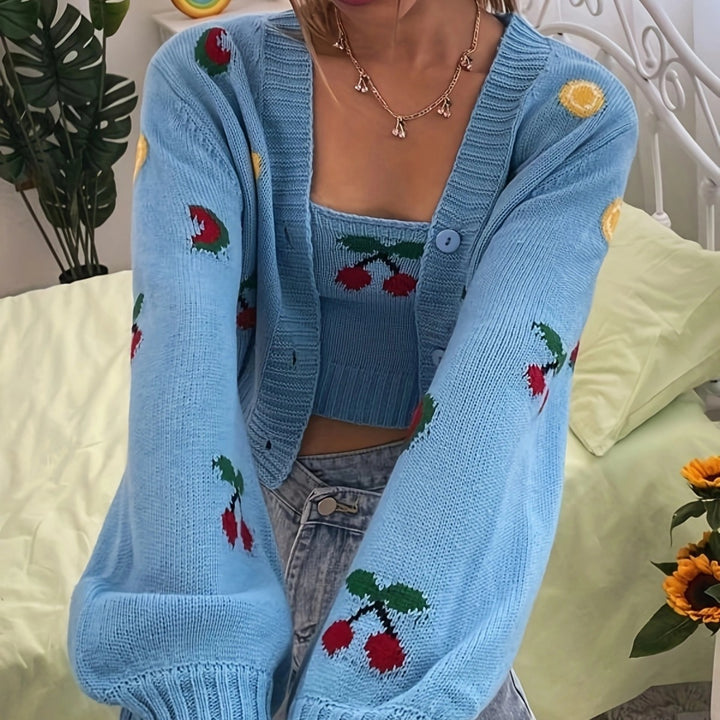 Lune London casual knitted cardigan for women