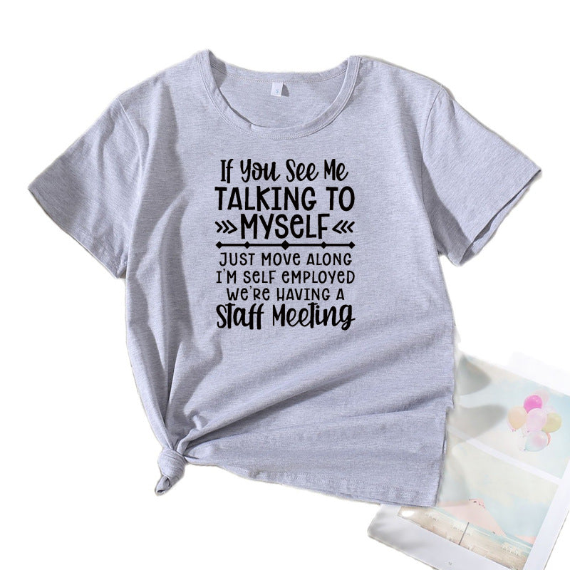 Women Leisure Quote T-shirt Lune London