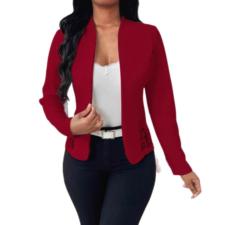 Elegant blazer jacket for women with lace accents Lune London