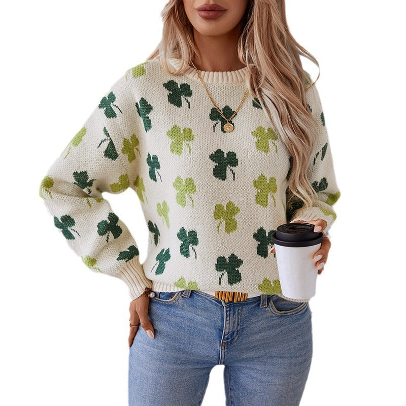 Lune London patterned women's sweater
