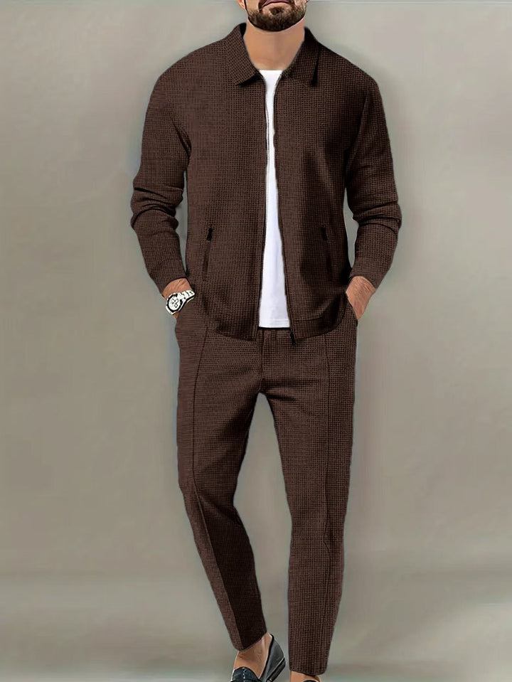Men's Leisure Suit with Modern Structured Design and Practical Pockets Lune London