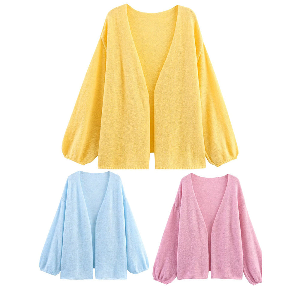 Ladies lightweight knit cardigan with a loose fit Lune London