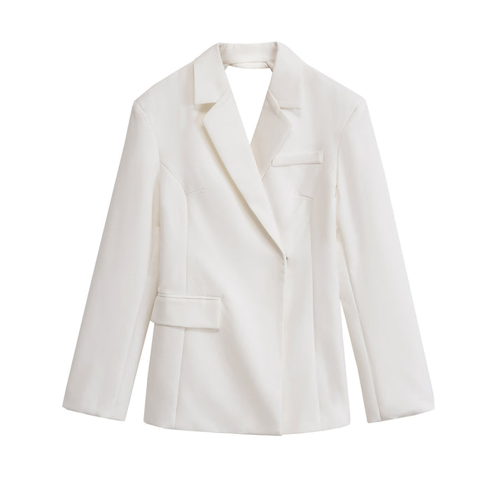 Women Elegant Blazer with Modern Cut and Practical Pockets Lune London