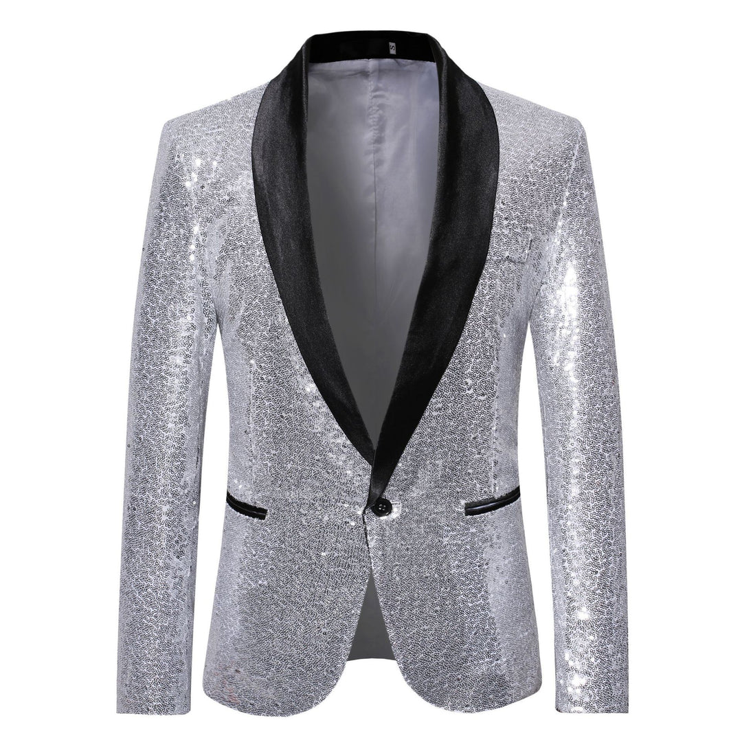 Elegant sequined blazer for men with a modern cut Lune London