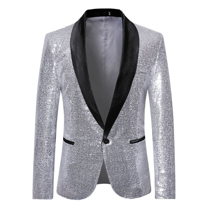 Elegant sequined blazer for men with a modern cut Lune London