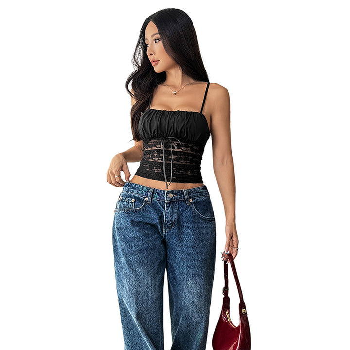 Lune London Lace Peplum Top for Women