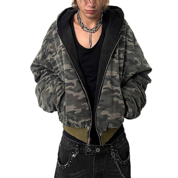 Casual utility jacket for women with hood and quilted details Lune London