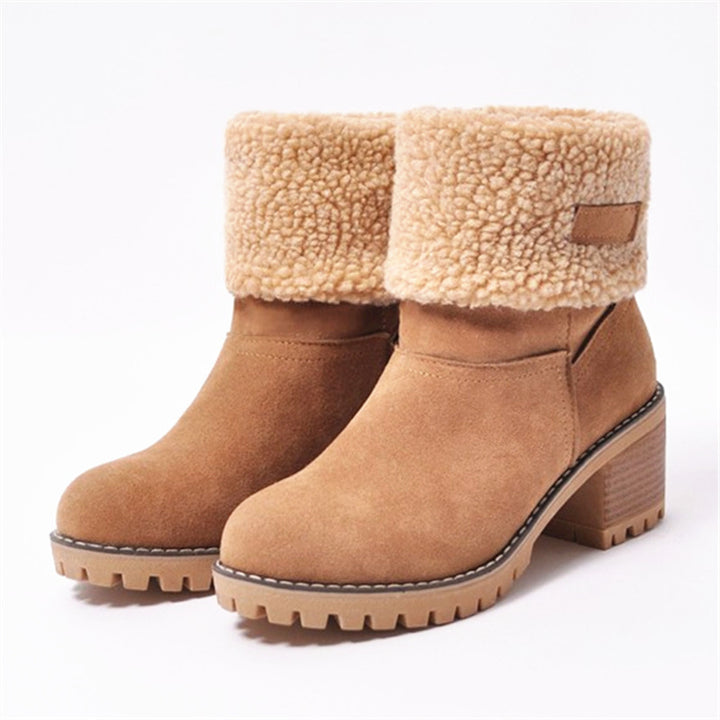 Women's boots with lined shaft and non-slip sole Lune London