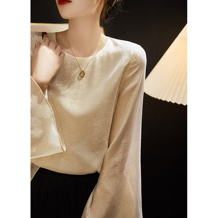 Elegant and sparkling long-sleeve top for women Lune London