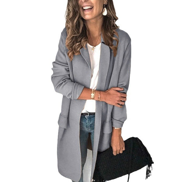 Chic and Stylish Open Duster Coat for Women Made to Measure