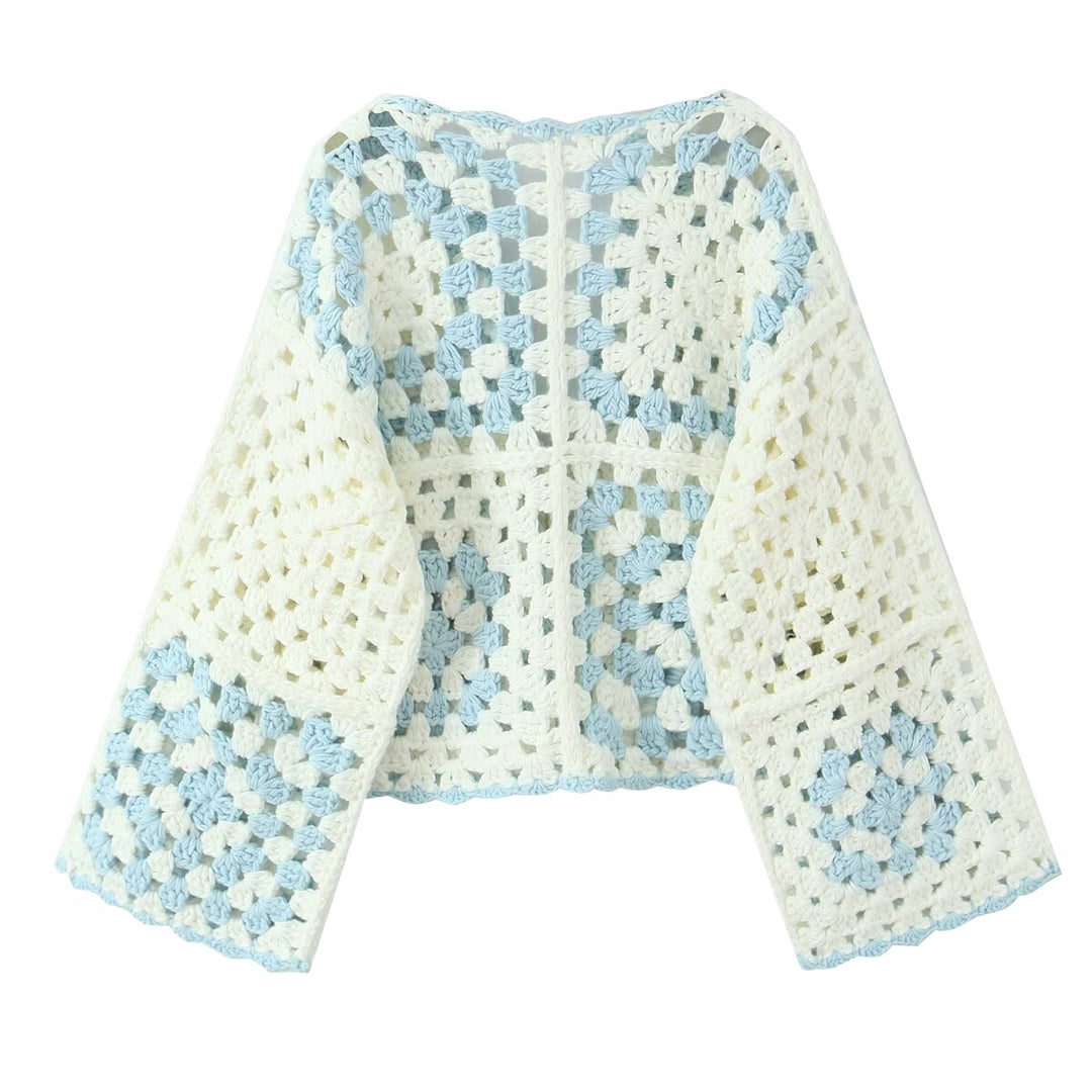 Crochet jacket for women with traditional patterns and a relaxed fit Lune London