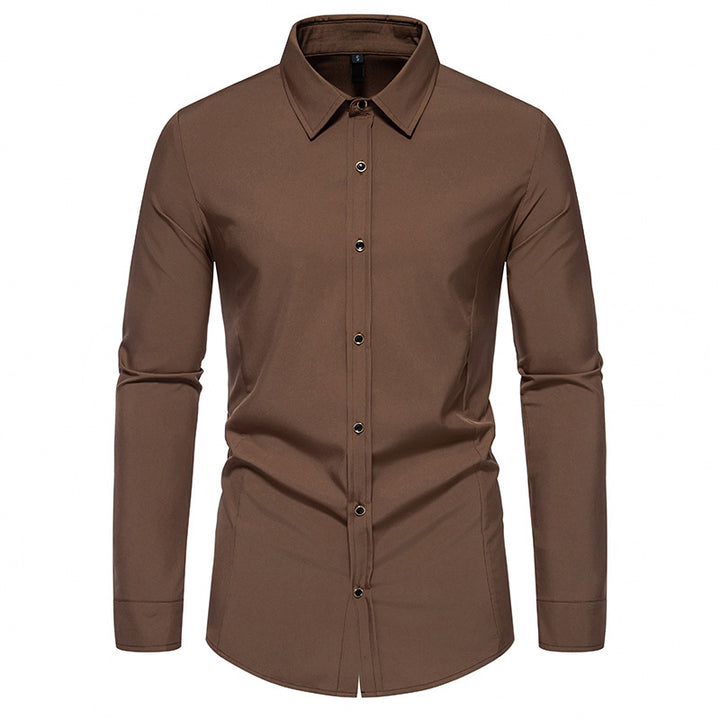 Trendy long sleeve shirt for men with a chic elegant cut Lune London