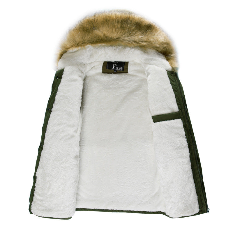 Stylish winter jacket for men with removable hood Lune London