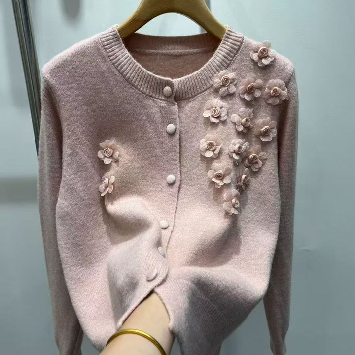 Ladies vest with floral accents Lune London