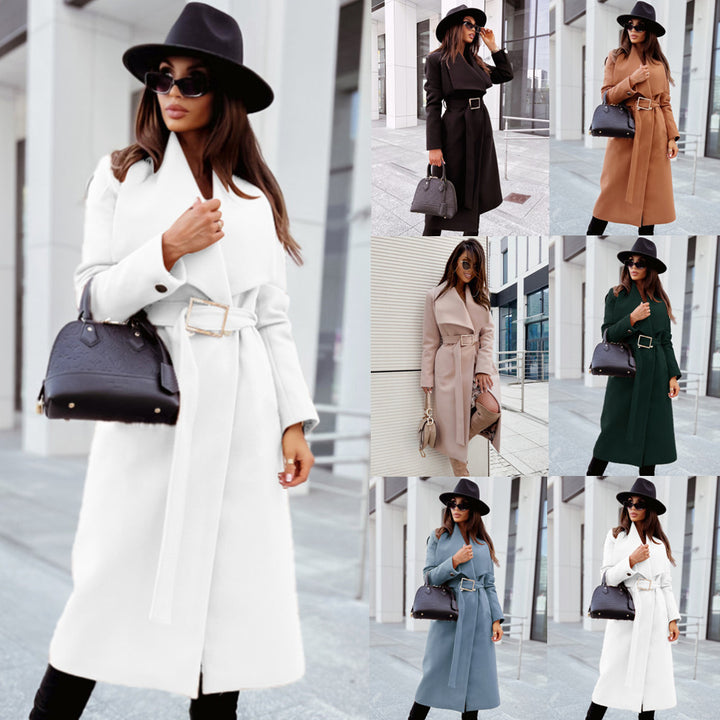 Elegant trench coat for women with belt and high-quality finish Lune London