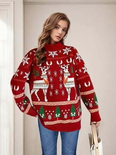 Christmas sweater for women with festive pattern and relaxed fit Lune London
