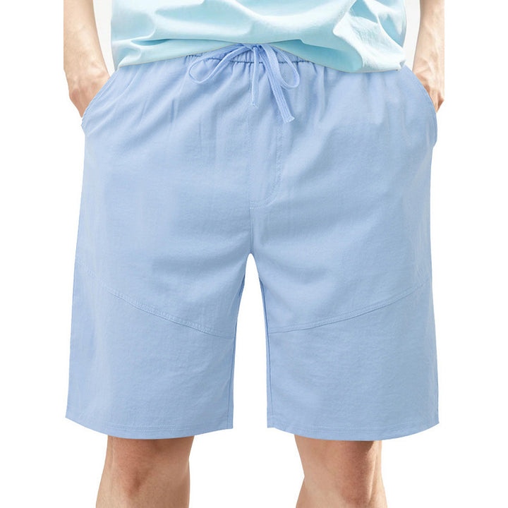 Shorts de loisirs confortables pour hommes avec taille élastique et poches latérales pratiques Lune London