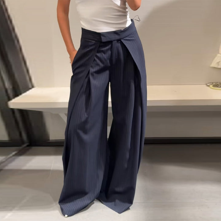 Lune London wide elegant fabric pants for women