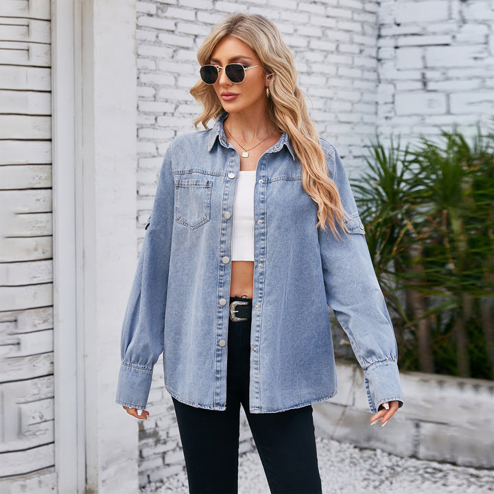 Women's denim shirt with a casual fit Lune London