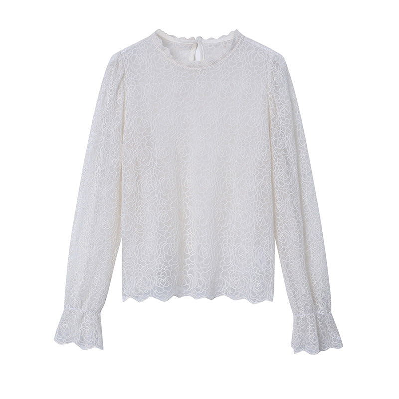 Ladies blouse made of fine lace material Chic & Stil