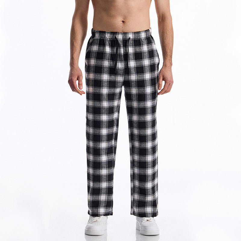Men's Comfortable Checkered Pants Lune London