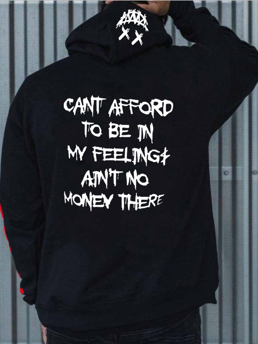 Hoodie for women with eye-catching graphic print and impressive slogan Lune London