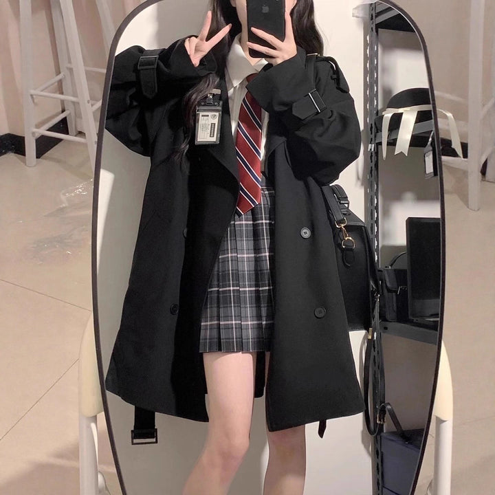 Manteau trench à la mode pour femmes avec coupe oversized Chic & Stil