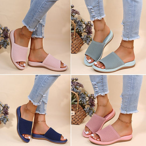Comfortable strap sandals for ladies with breathable upper and ergonomic sole Lune London