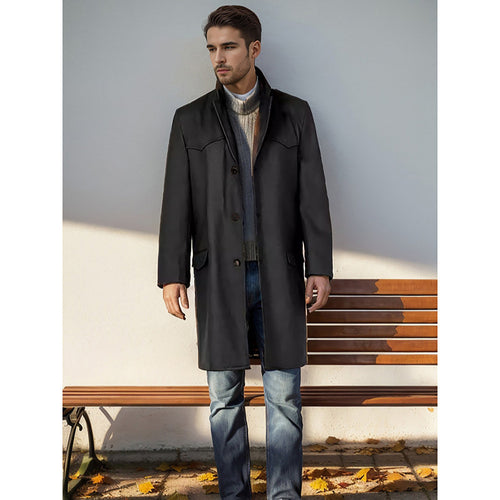 Elegant coat for men with high-quality details and a classic fit Lune London