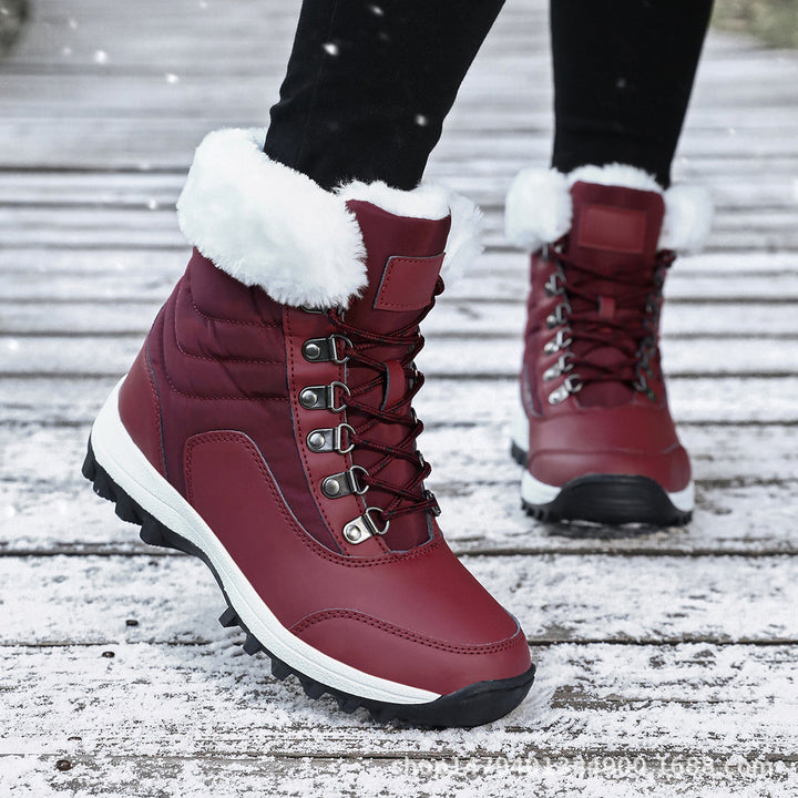 Waterproof winter boots for women with plush lining Lune London