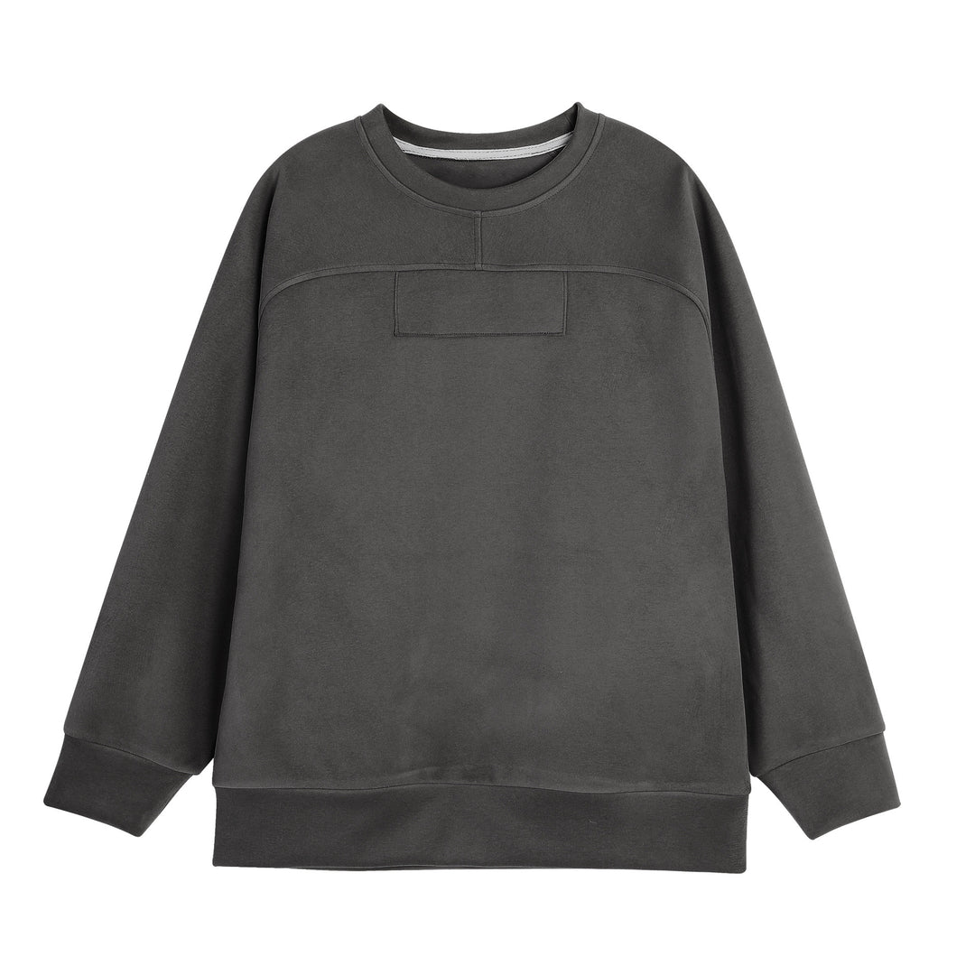 Oversized sweatshirt for women with soft fleece lining and quilted design Lune London