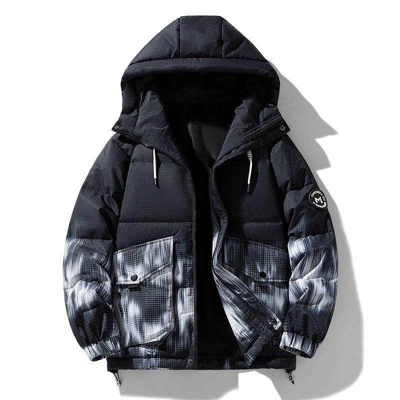 Trend winter jacket for men with practical pockets and hood Lune London
