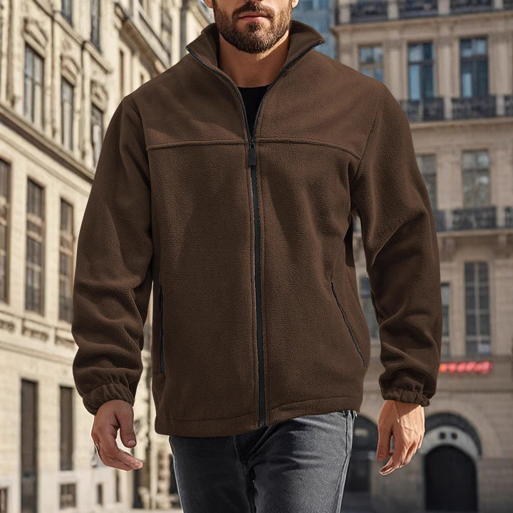 Lune London | Men's Fleece Jacket with High Collar