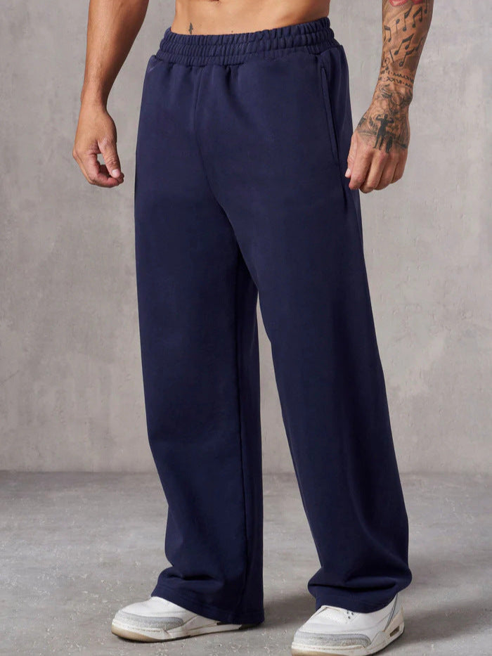 Men's Baggy Jogging Pants with Elastic Waistband and Side Pockets Lune London