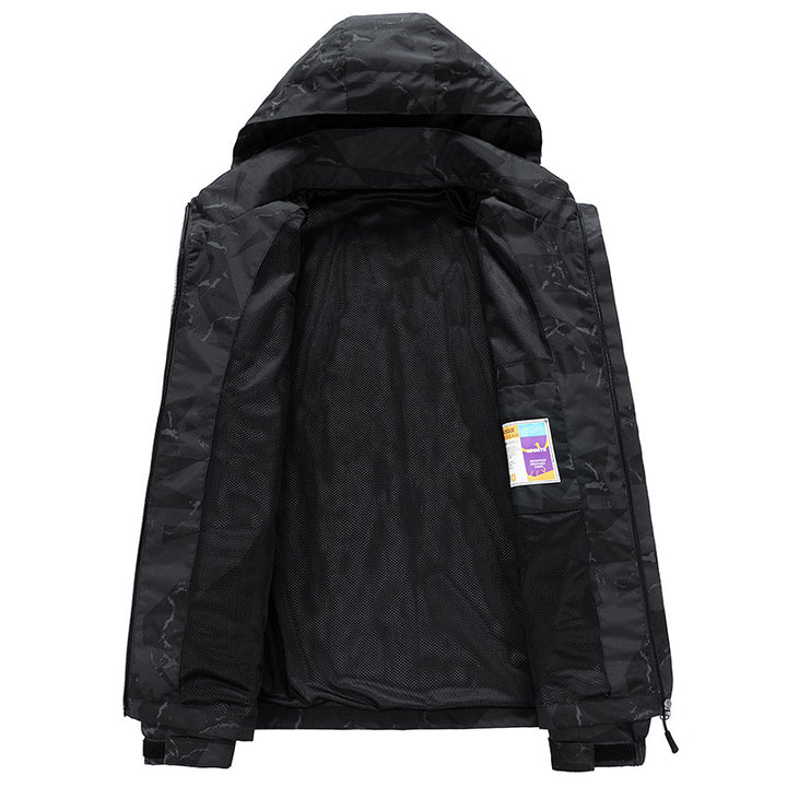 Ladies functional waterproof jacket with breathable material and practical pockets Lune London