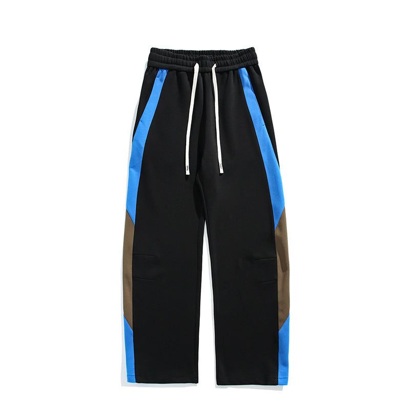 Women Casual Loose Fit Jogging Pants with Contrast Stripes on the Sides Lune London