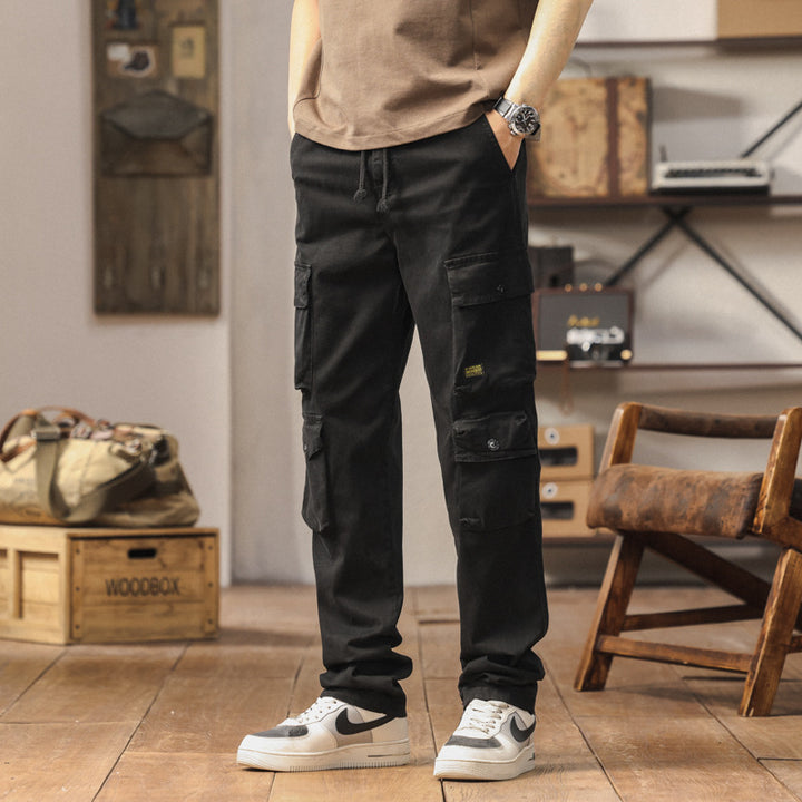 Pantalon de jogging cargo pour hommes avec poches pratiques Lune London