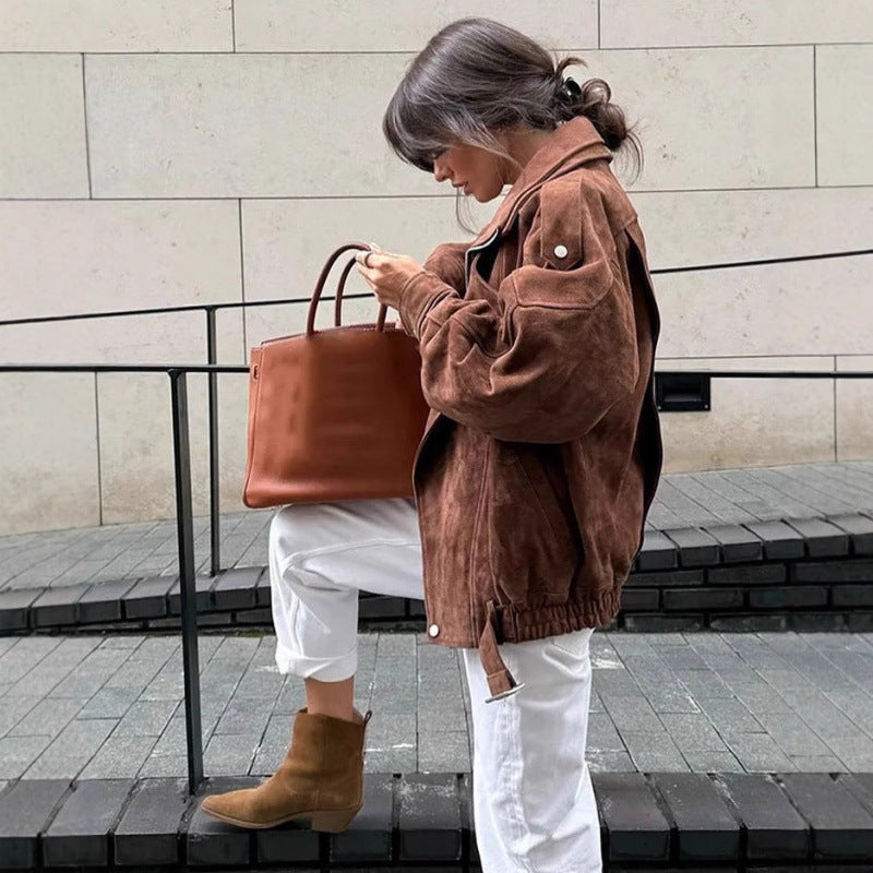 Ladies Oversized Trendy Jacket Lune London