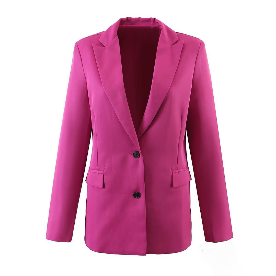 Blazer Élégant Femme à Coupe Ajustée et Col Rabattu Chic & Stil
