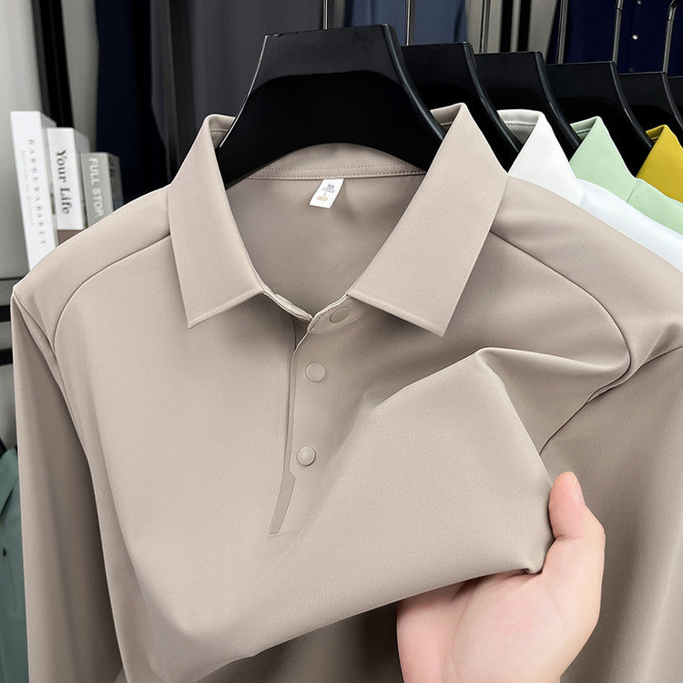 Sporty polo shirt for men with innovative moisture regulation Lune London
